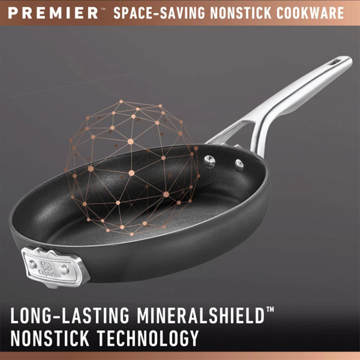 8 Quart Hard Anodized Nonstick Cookware with Lid and Steamer Inserts, Black A966890