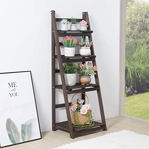 4 Tier Wooden Plant Stand H845