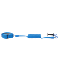 Coiled Bicep Leash 4' x 1/4" Blue L6897