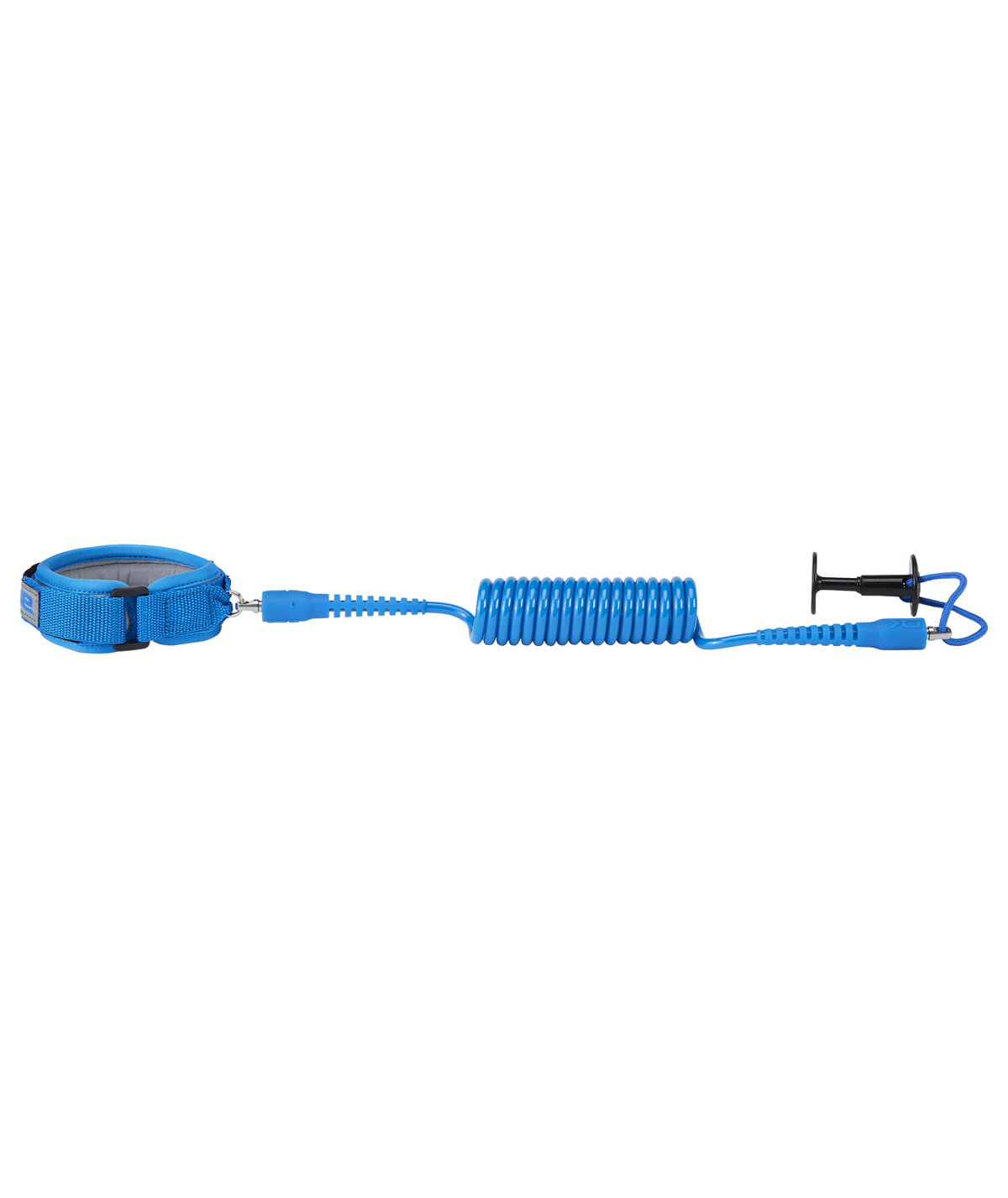 Coiled Bicep Leash 4' x 1/4" Blue L6897