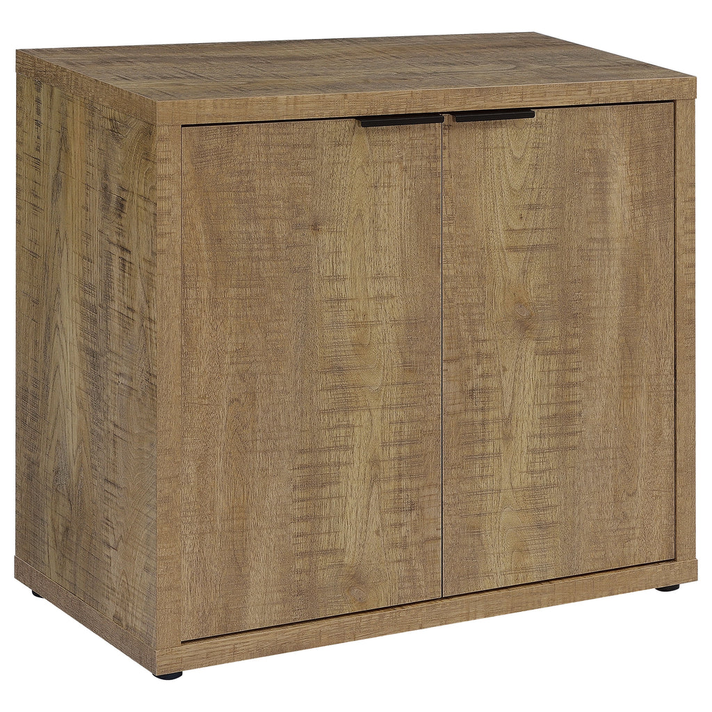 2-door Engineered Wood Accent Cabinet with Adjustable Shelves R607