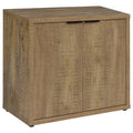 2-door Engineered Wood Accent Cabinet with Adjustable Shelves R607