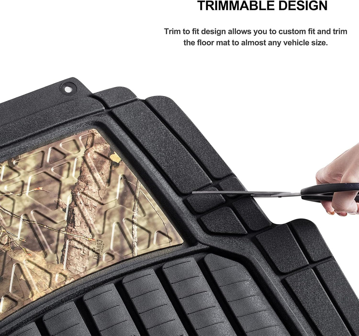 4 Pcs Camo Floor Mats S4572