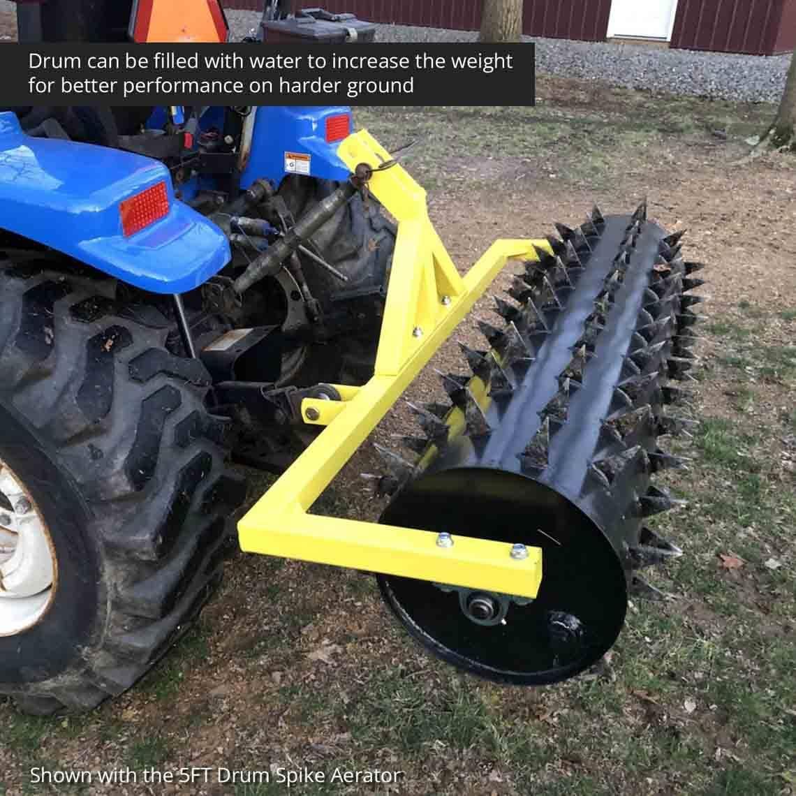 6 FT Drum Spike Aerator C3018