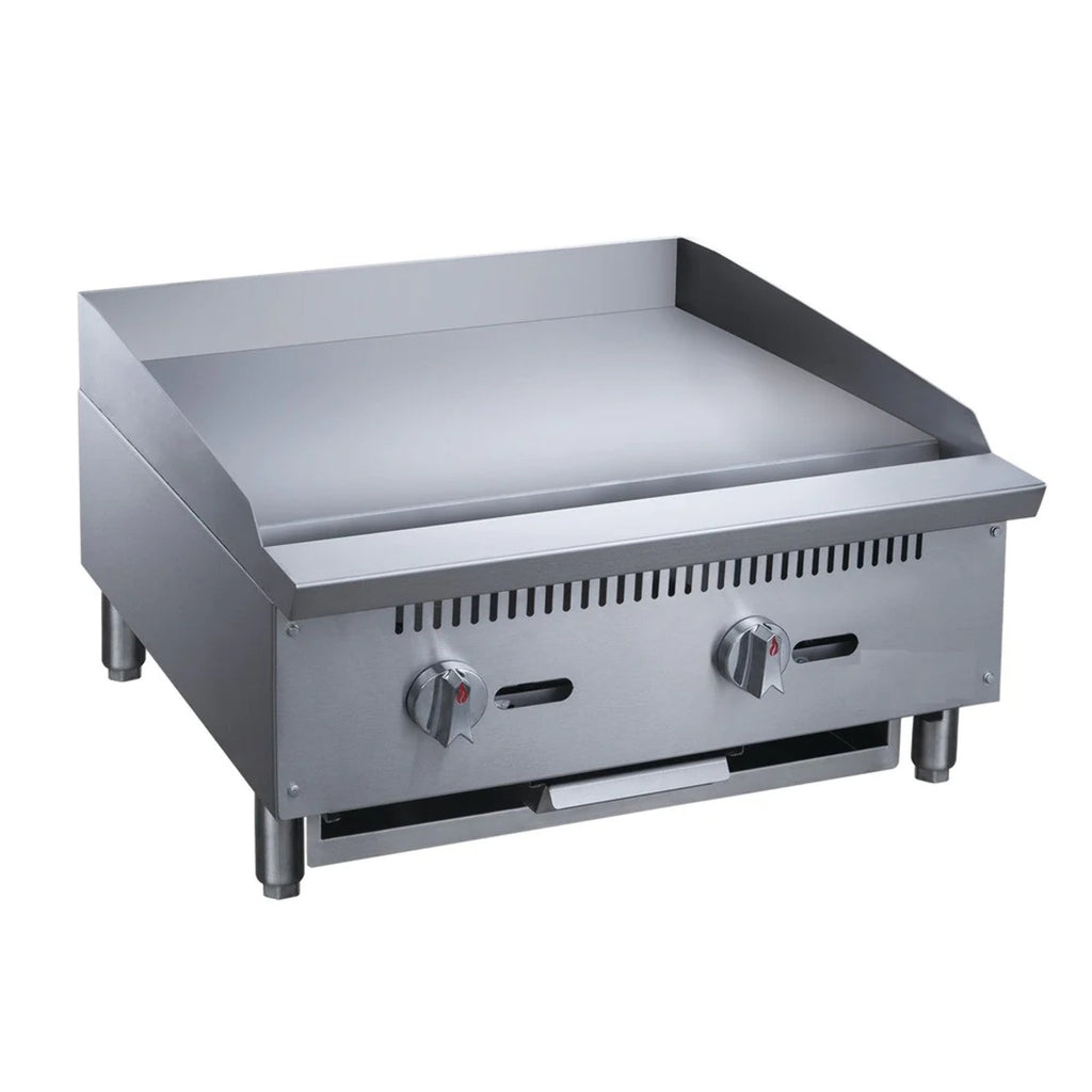24 NG/LP Gas Manual Countertop Griddle C736