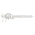 6 Stainless Steel Dial Caliper T54617