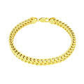 10k Yellow Gold 5mm Franco Chain Bracelet O49803