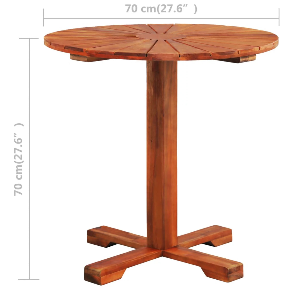 Solid Acacia Wood Bistro Table W7556