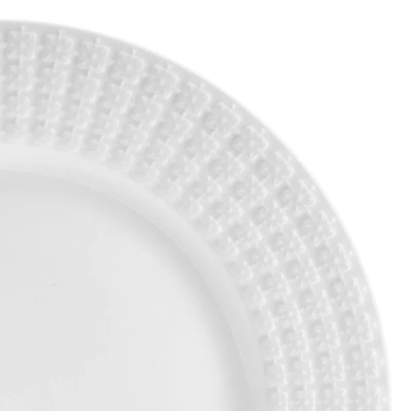 12 Piece White Porcelain Dinnerware Set D683123