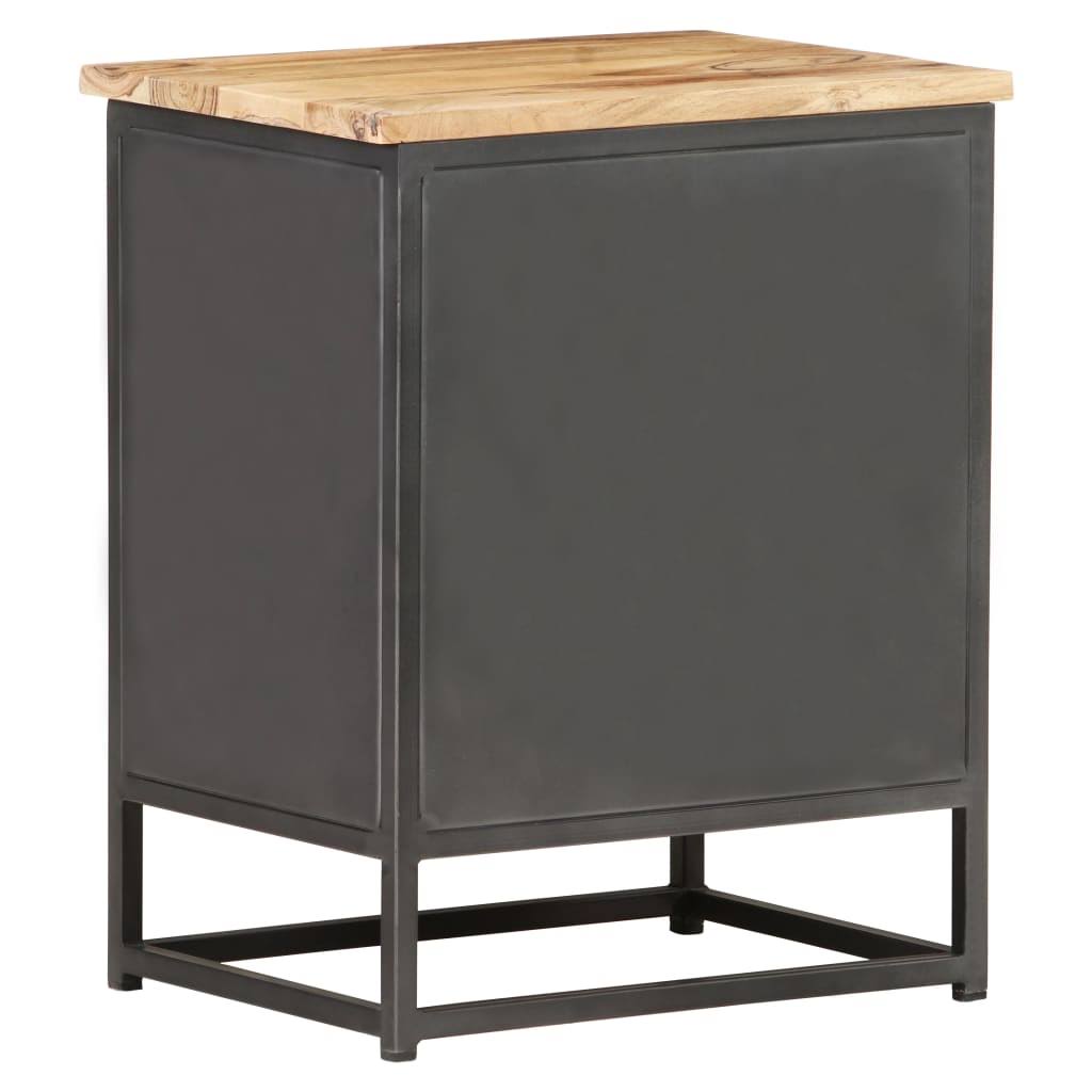 Solid Acacia Wood Bedside Cabinet O748974