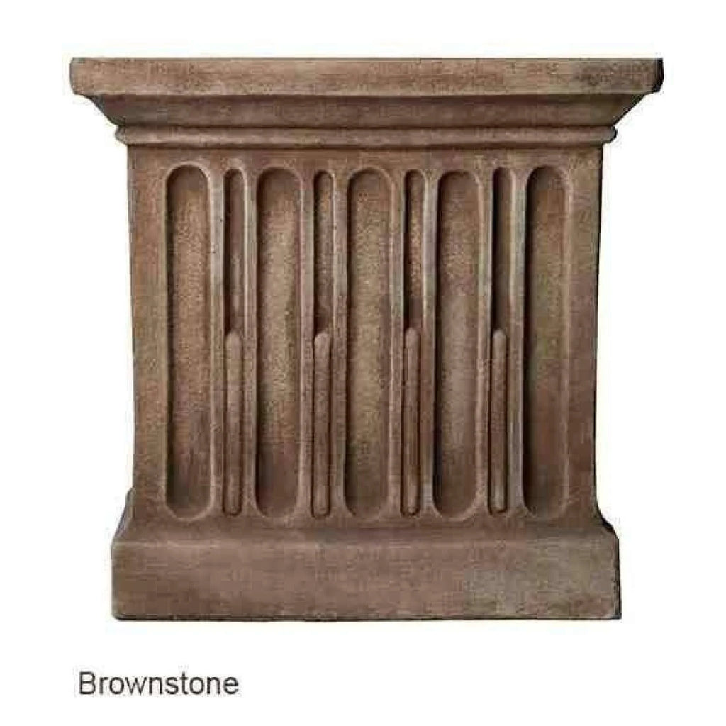 Aged Limestone Fluted Urn W873