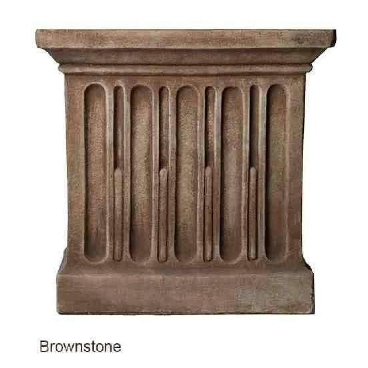 Aged Limestone Fluted Urn W873
