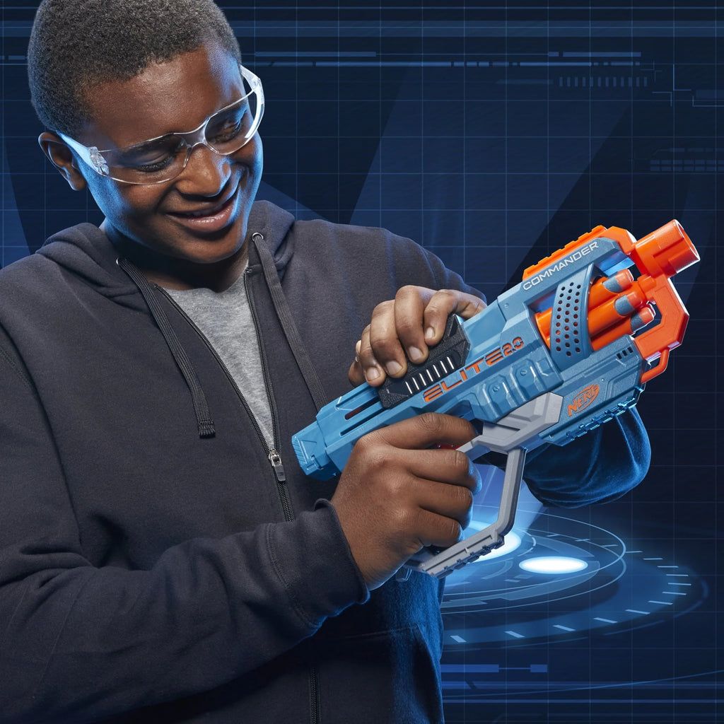 Nerf Blaster with 12 Darts and 6-Dart Rotating Drum Q153422