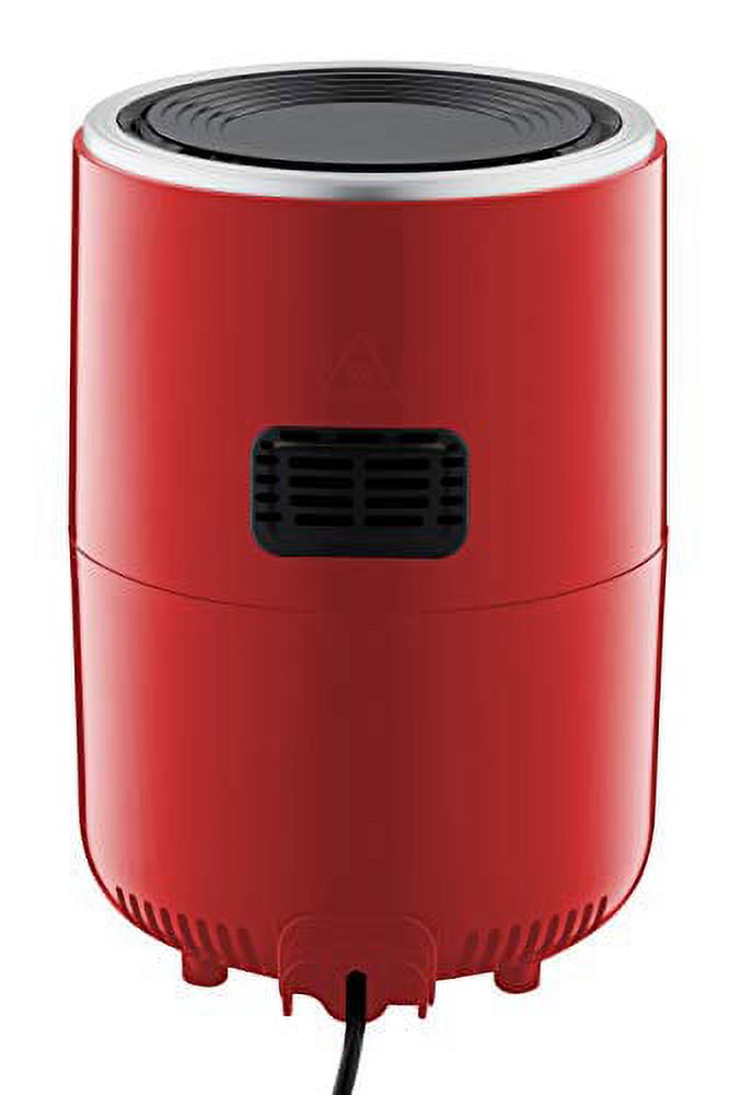 Red/Silver Electric Mini Air Fryer with Digital Touchscreen P672974