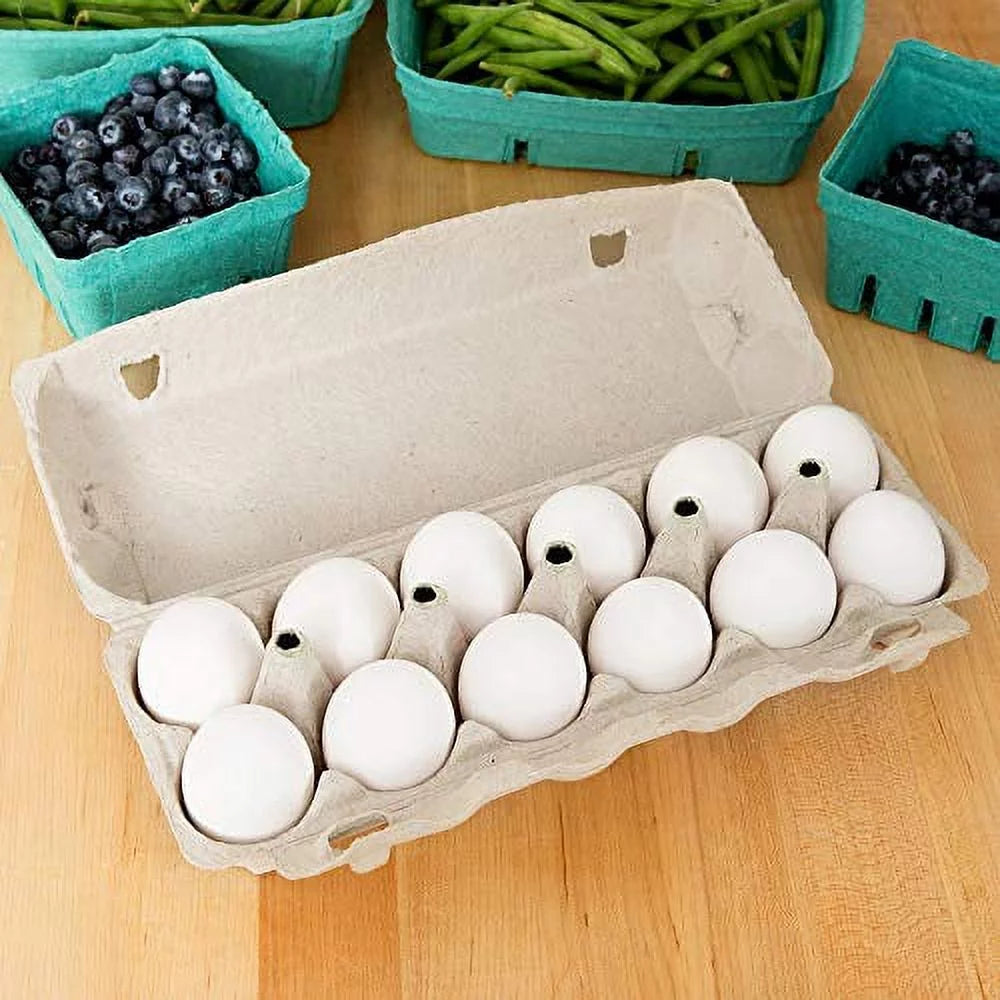 [18 Pack] Printed Pulp Egg Cartons V281