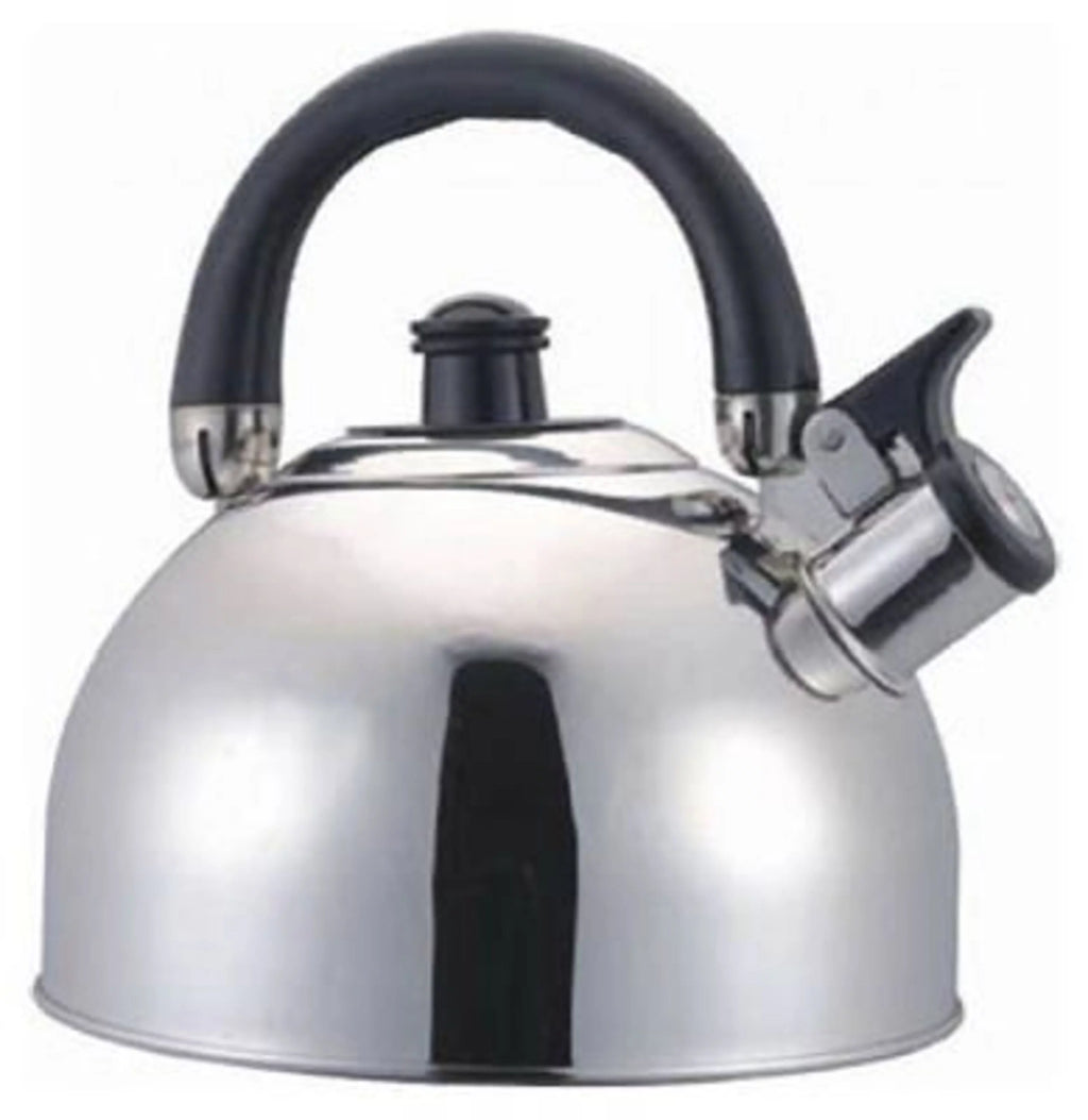 2.3-liter Polished Stainless Steel Whistling Teakettle B441