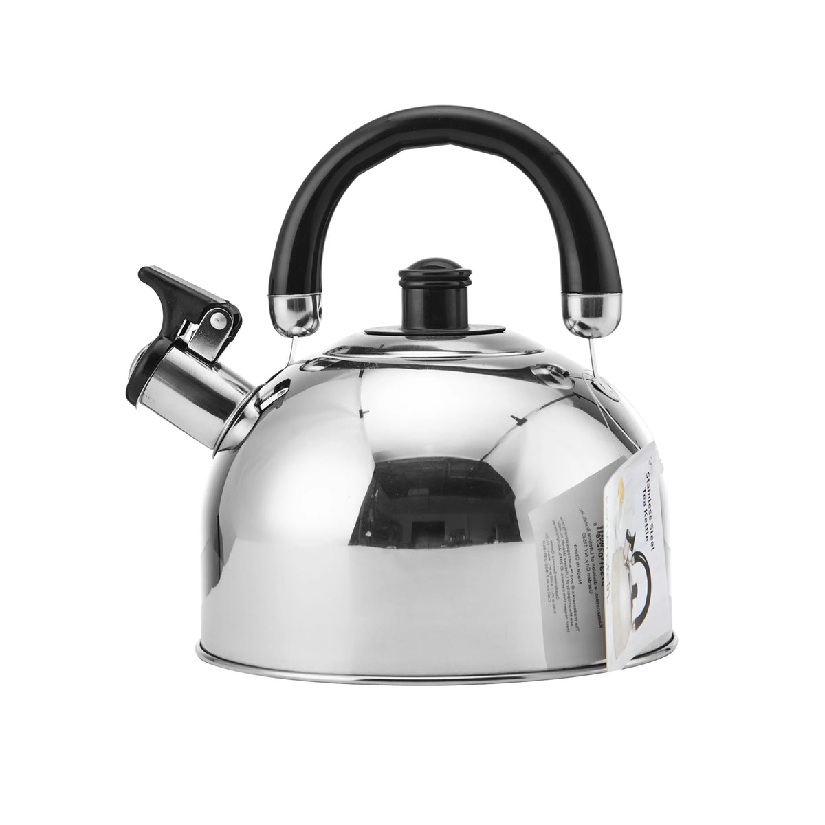 2.3-liter Polished Stainless Steel Whistling Teakettle B441