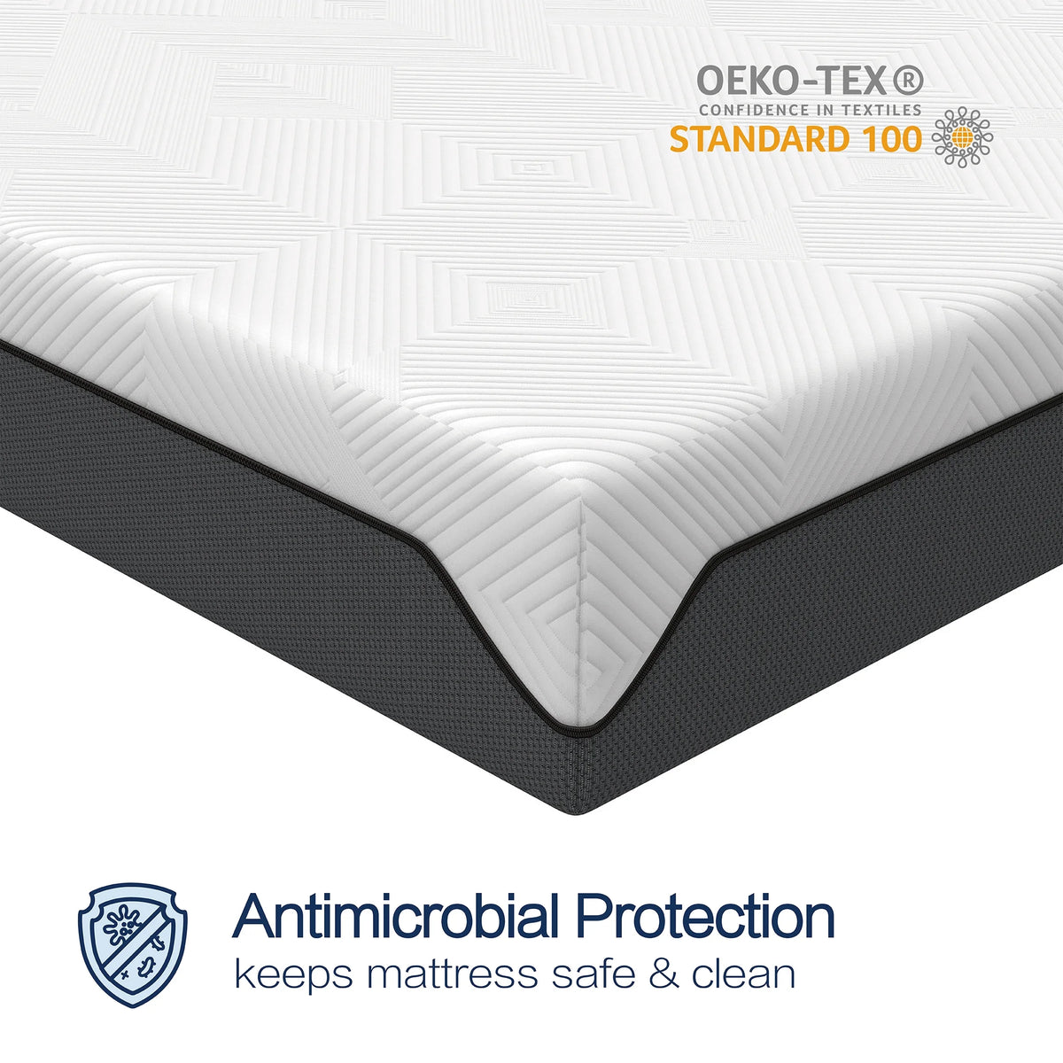 Queen Medium Firm Gel Memory Foam Spring Mattress K721386