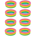 Sunset Glow Soft Inflatable Baby/Kids Swimming Pool (8 Pack) W674