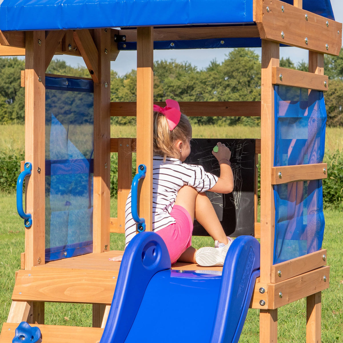 Wooden Cedar Swing Set W161
