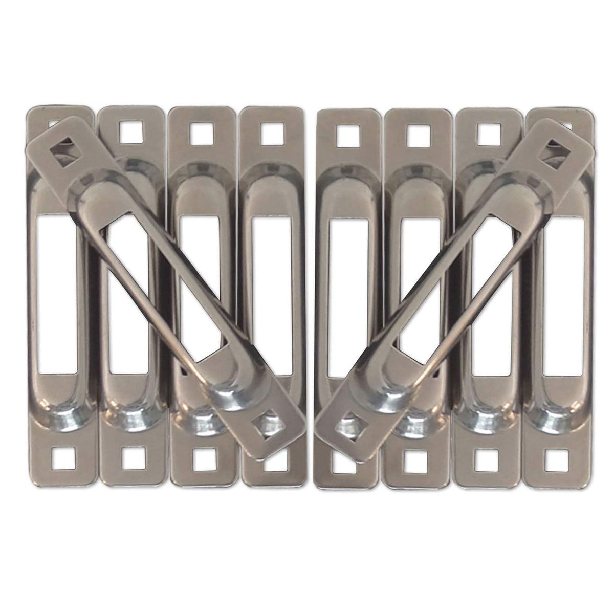 Stainless 10 Pack E-Track Single Strap Anchors G4909