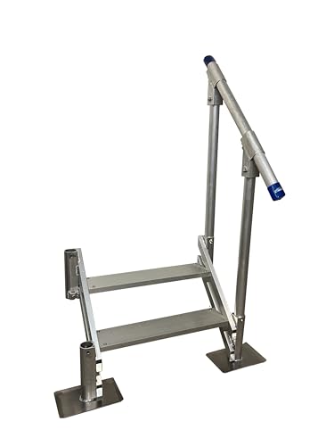 Aluminum Dock Stairs 2 Step with 1 Handrail B157