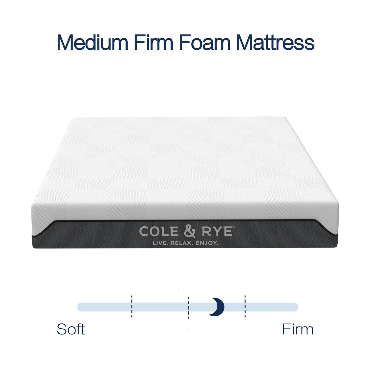 Queen Medium Firm Gel Memory Foam Spring Mattress K721386