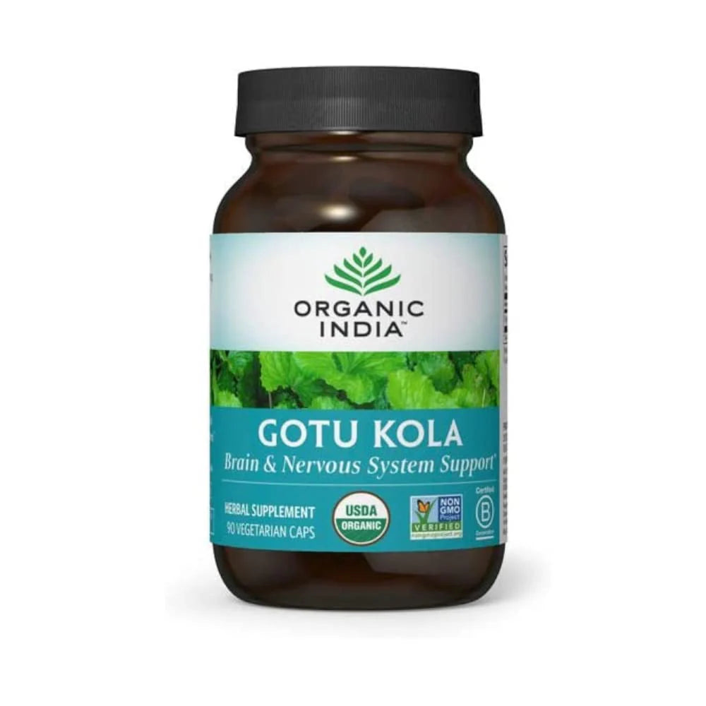 90 Capsules Organic Gotu Kola Herbal Supplement D526508