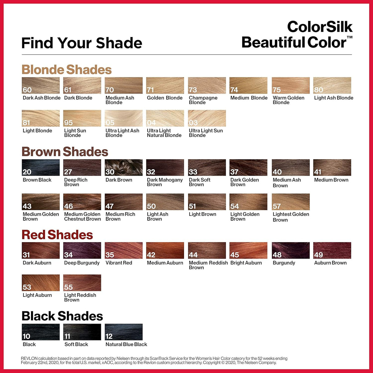 20 Brown/Black Ammonia-Free Permanent Hair Color, 4.4 Oz A445