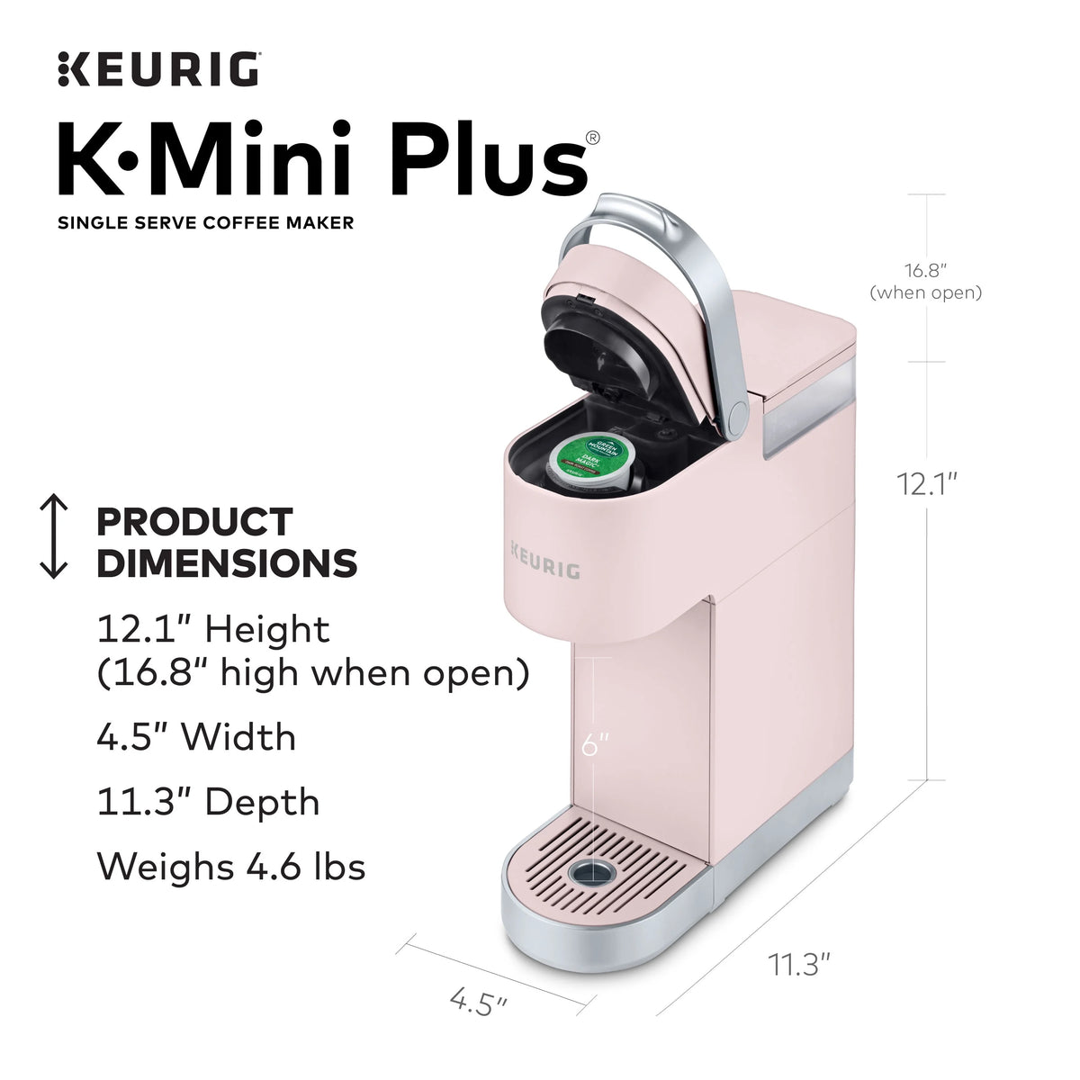 Single Serve K-Cup Pod Coffee Maker Q92979