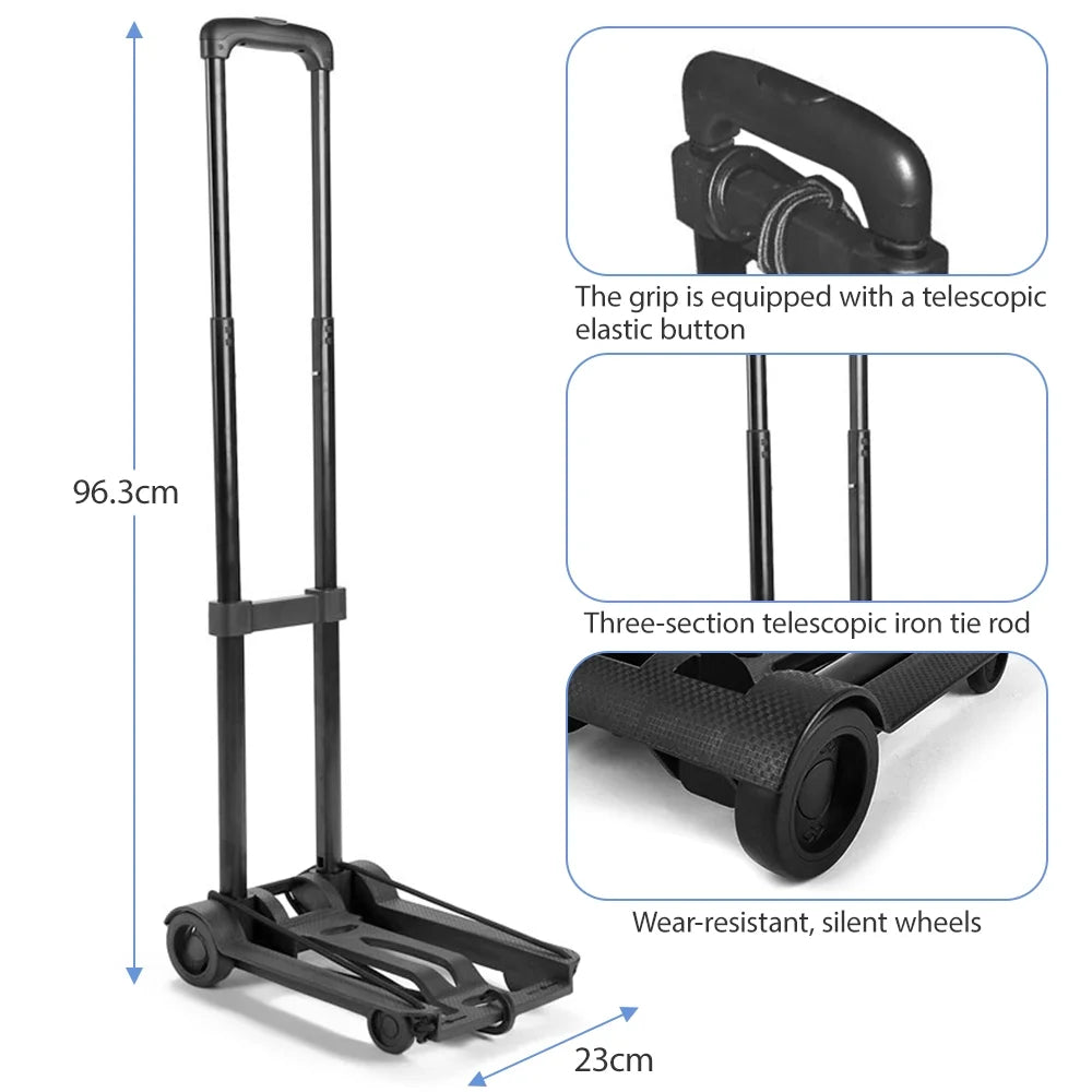 Collapsible 2 Wheels Hand Cart S6609