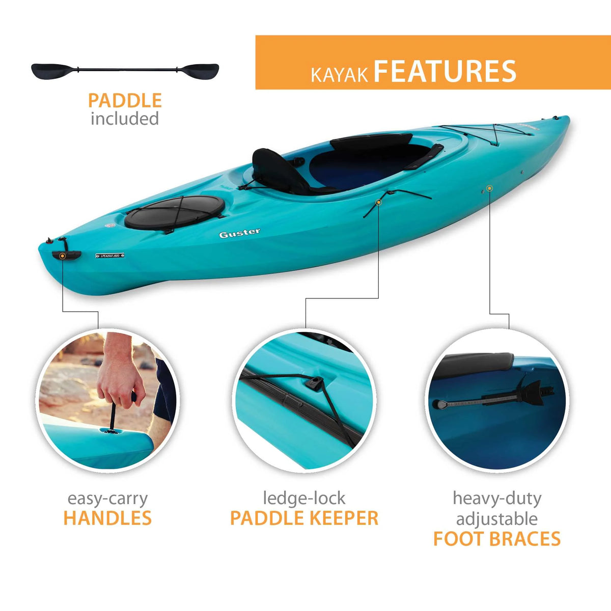 10 ft. Sit-Inside Kayak X4148