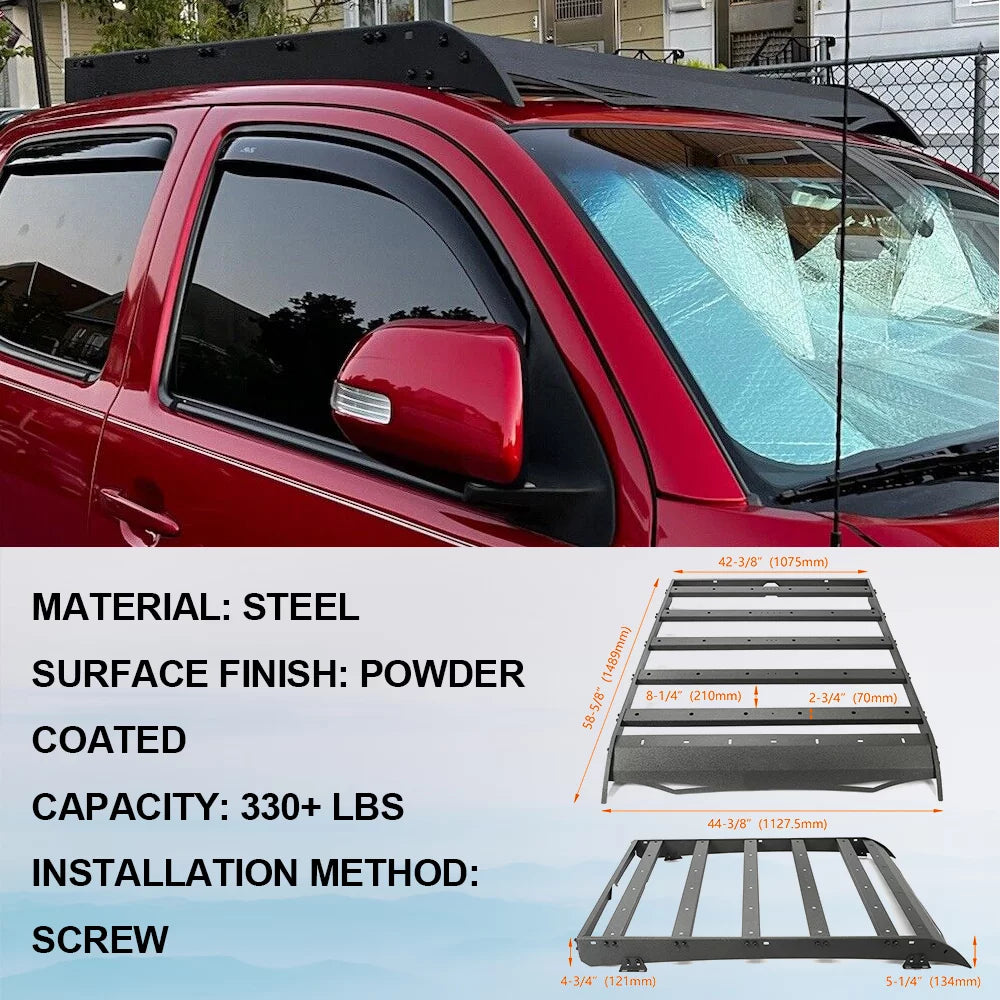 Roof Rack Luggage Cargo Carrier Basket Steel M453869
