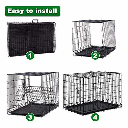 24 30 36 42 48 Inch Folding Wire Dog Crate C7050