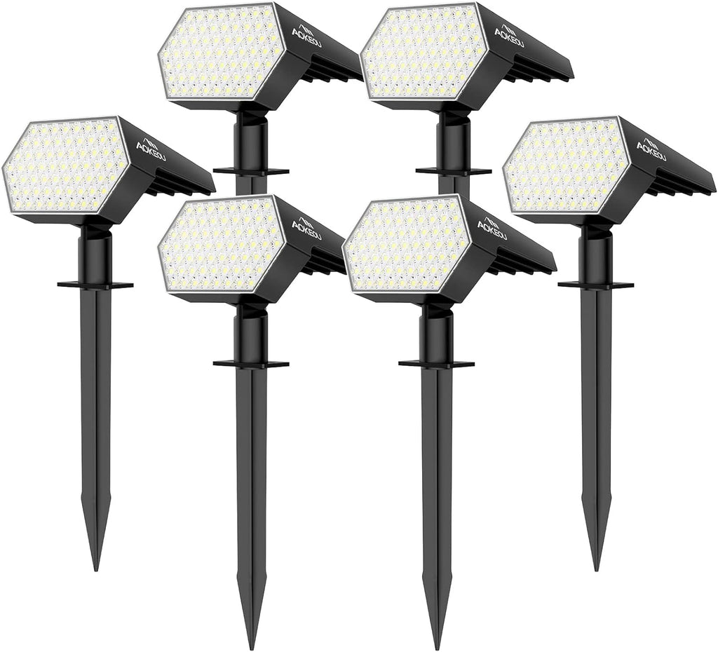 Solar Spot Lights Outdoor Waterproof 6 Pack U16004