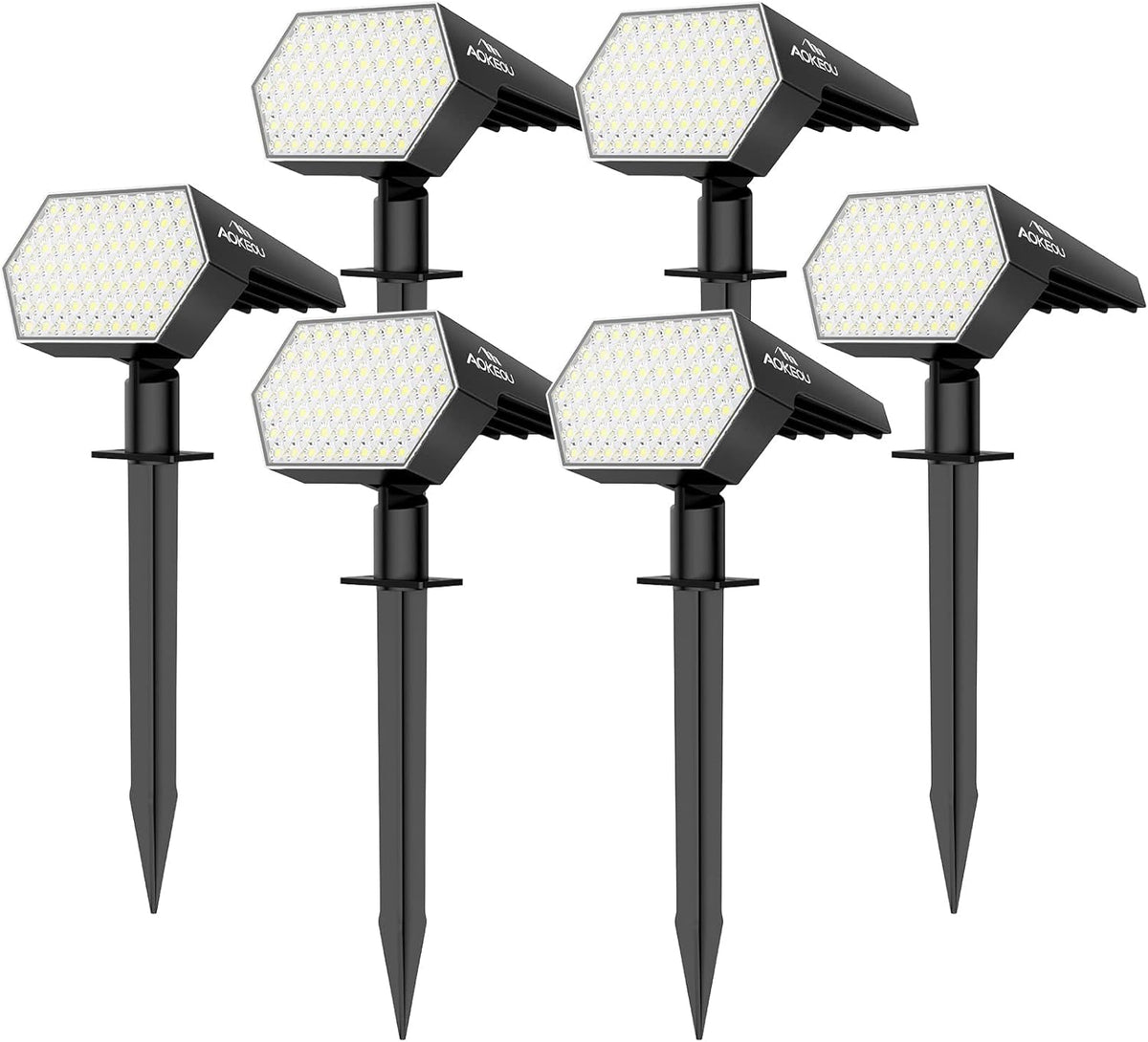 Solar Spot Lights Outdoor Waterproof 6 Pack U16004