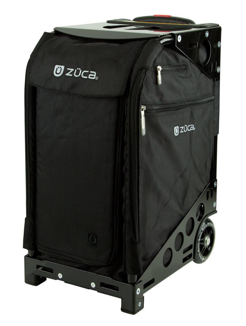 Black Travel Insert Bag and Frame with 5 Pouches and Travel Cover S308