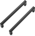 30 Pack Solid 5 Inch Slim Square Bar Drawer Handles Matte Black Cabinet Pulls A925675