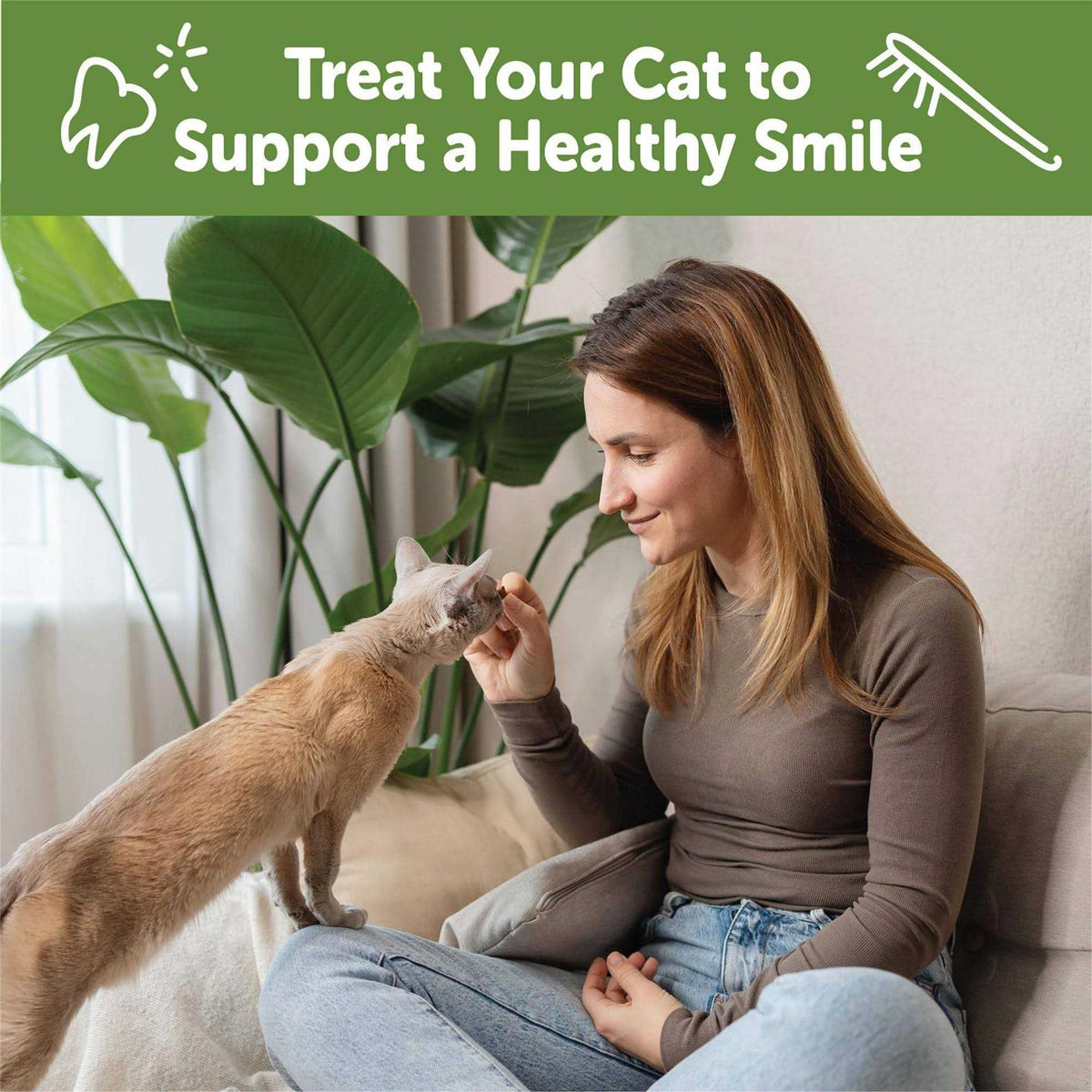 Natural Dental Chicken Cat Treats S165