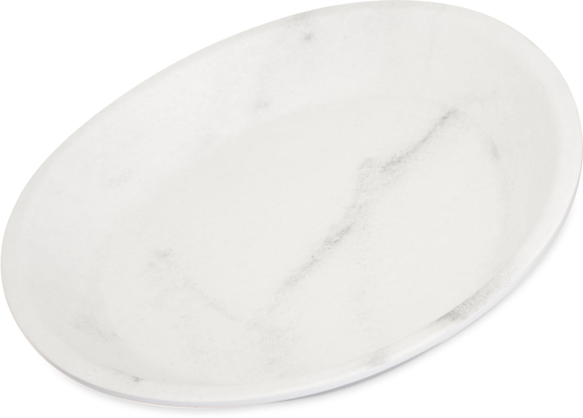 Marble Melamine Coupe Plate 12/Case V23057
