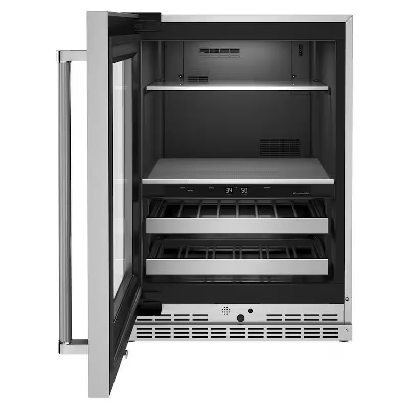 14-Bottle Beverage Cooler in Stainless Steel K96475