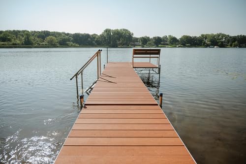 Aluminum Dock Stairs 2 Step with 1 Handrail B157