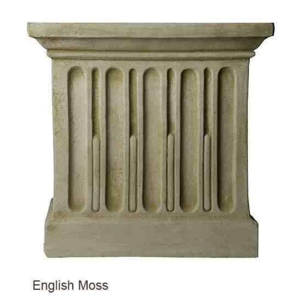 Aged Limestone Fluted Urn W873