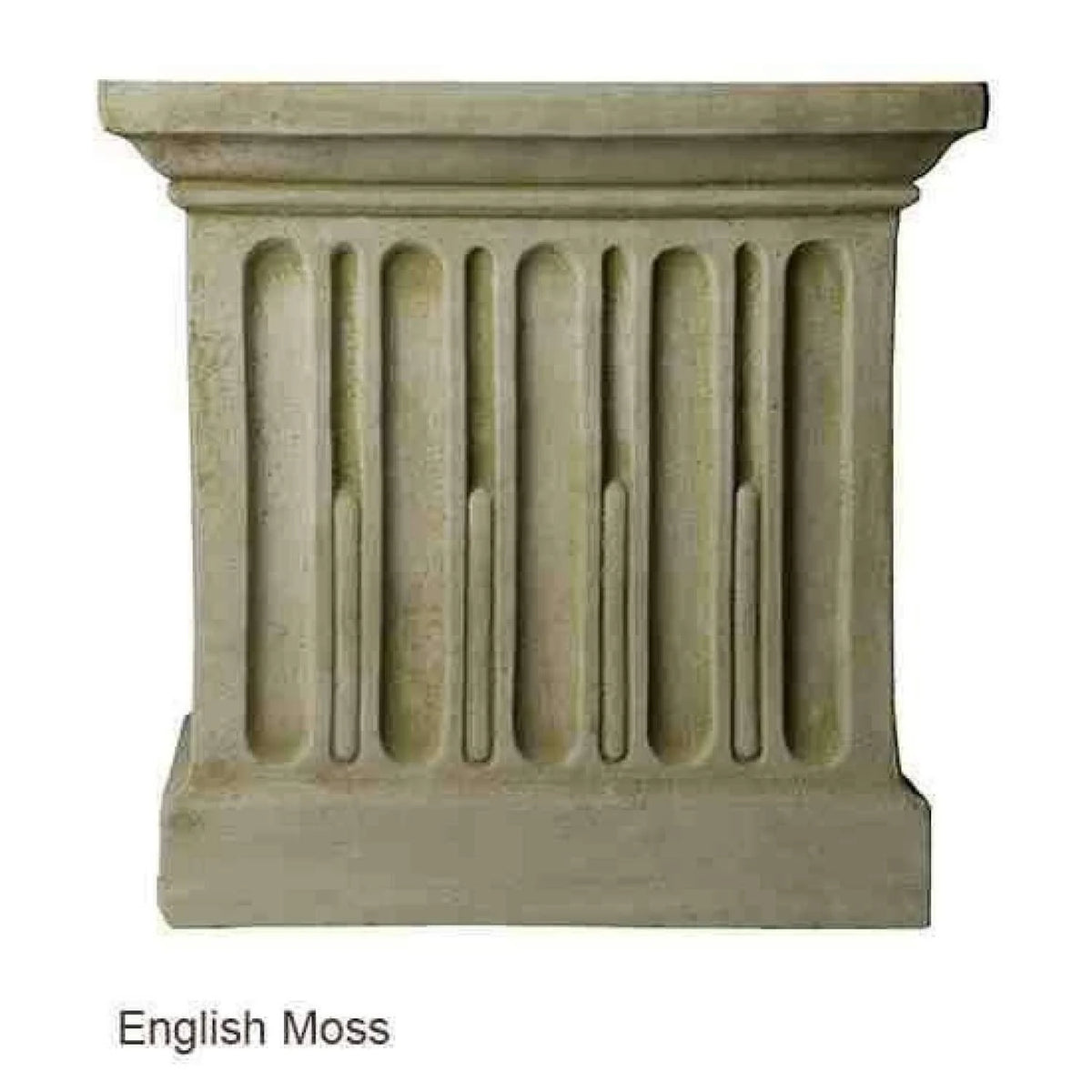 Aged Limestone Fluted Urn W873