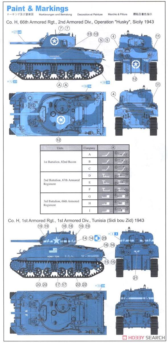 1/35 Scale U.S. M4A1 DV W646
