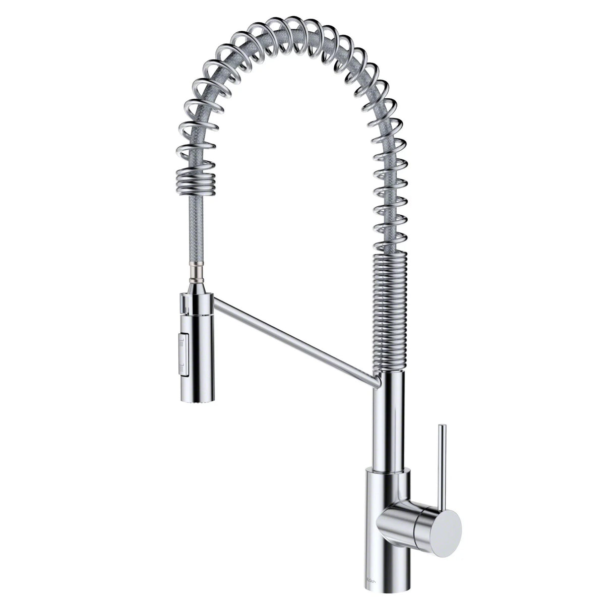 Single Handle Pull Down Kitchen Sink Faucet, Chrome F878