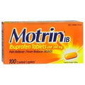 6 Pack Motrin IB Coated Caplets 100 ea Q15292
