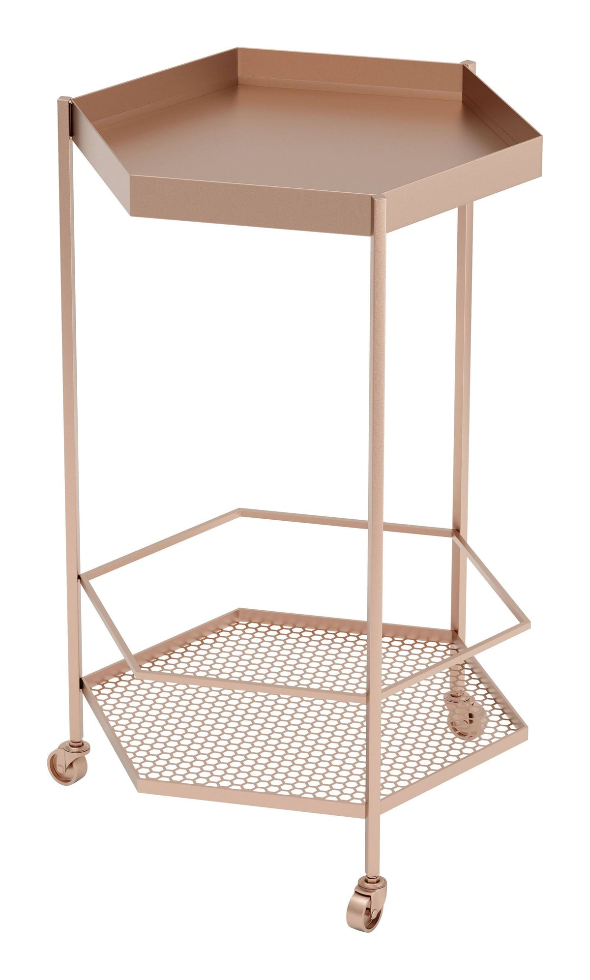Gold Steel Bar Cart T4322