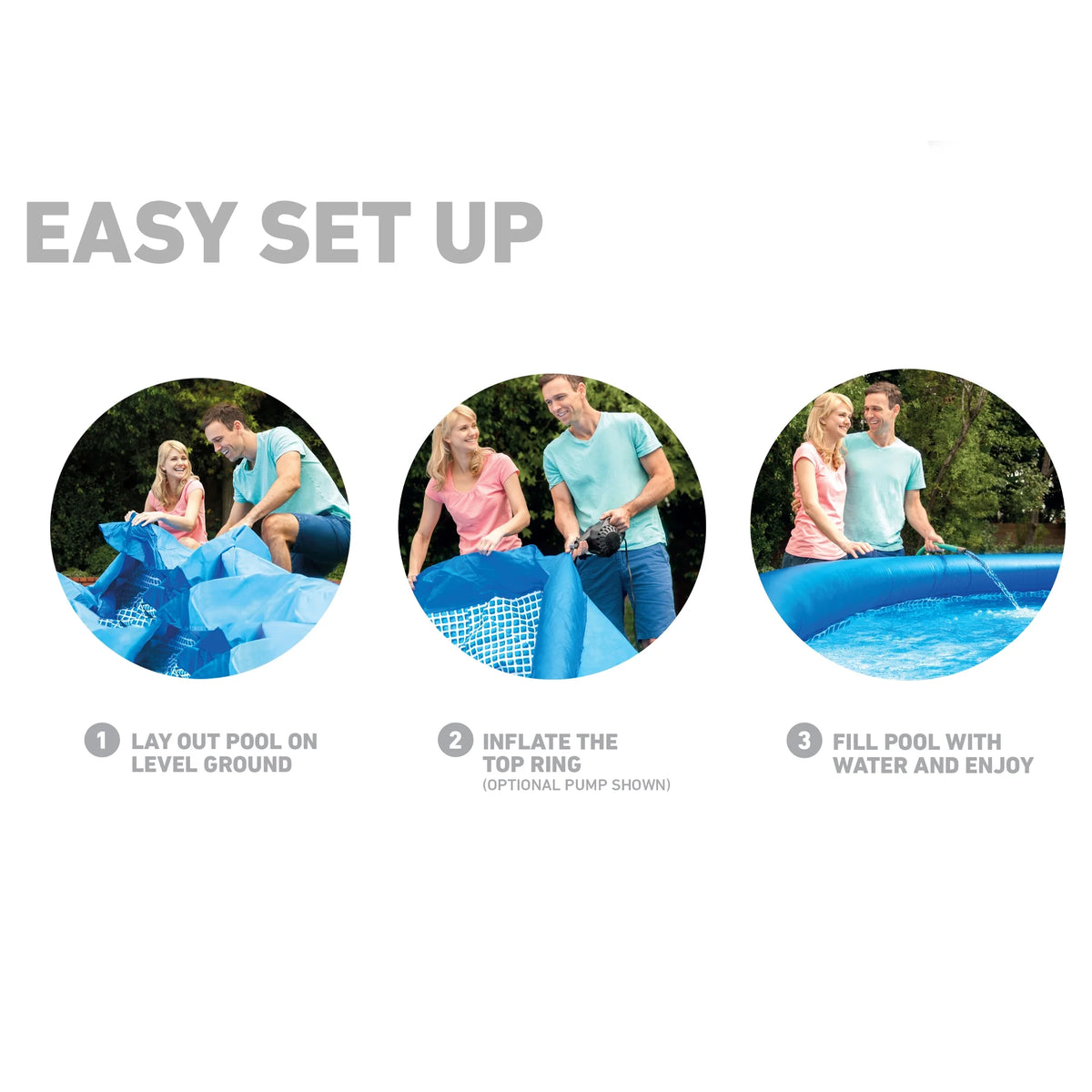 Easy Set Pool with Filter 13 Feet x 33 Inches B384308