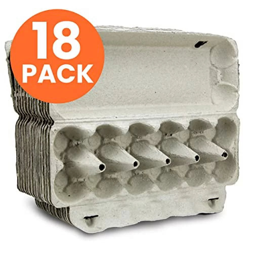 [18 Pack] Printed Pulp Egg Cartons V281